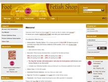 Tablet Screenshot of foot-fetish-shop.com